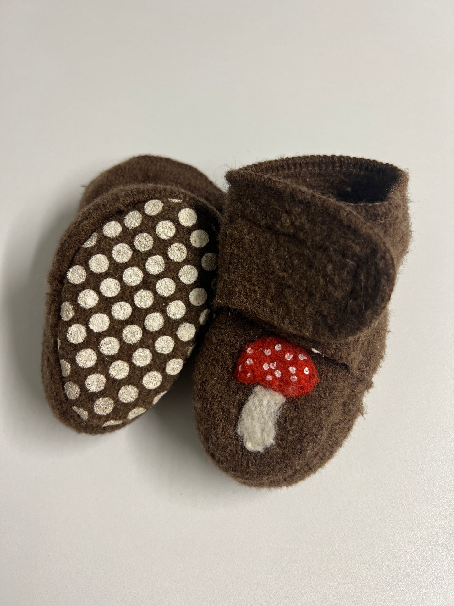 Sprout Steps | Handmade Wool Slippers | 6–12 months