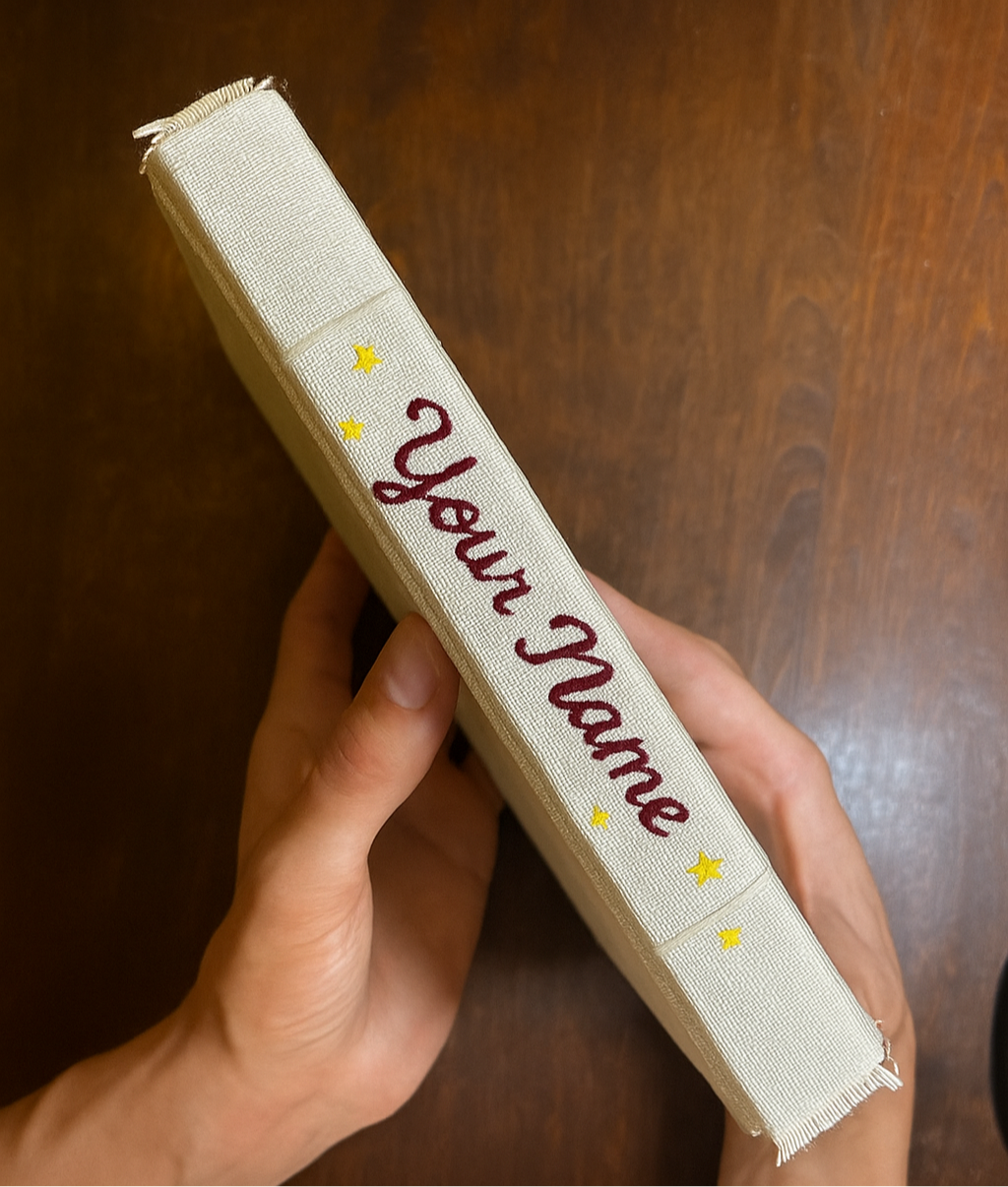 Rocket & Roots – Personalized Embroidered Keepsake Book | Mintkind Childhood Album Included