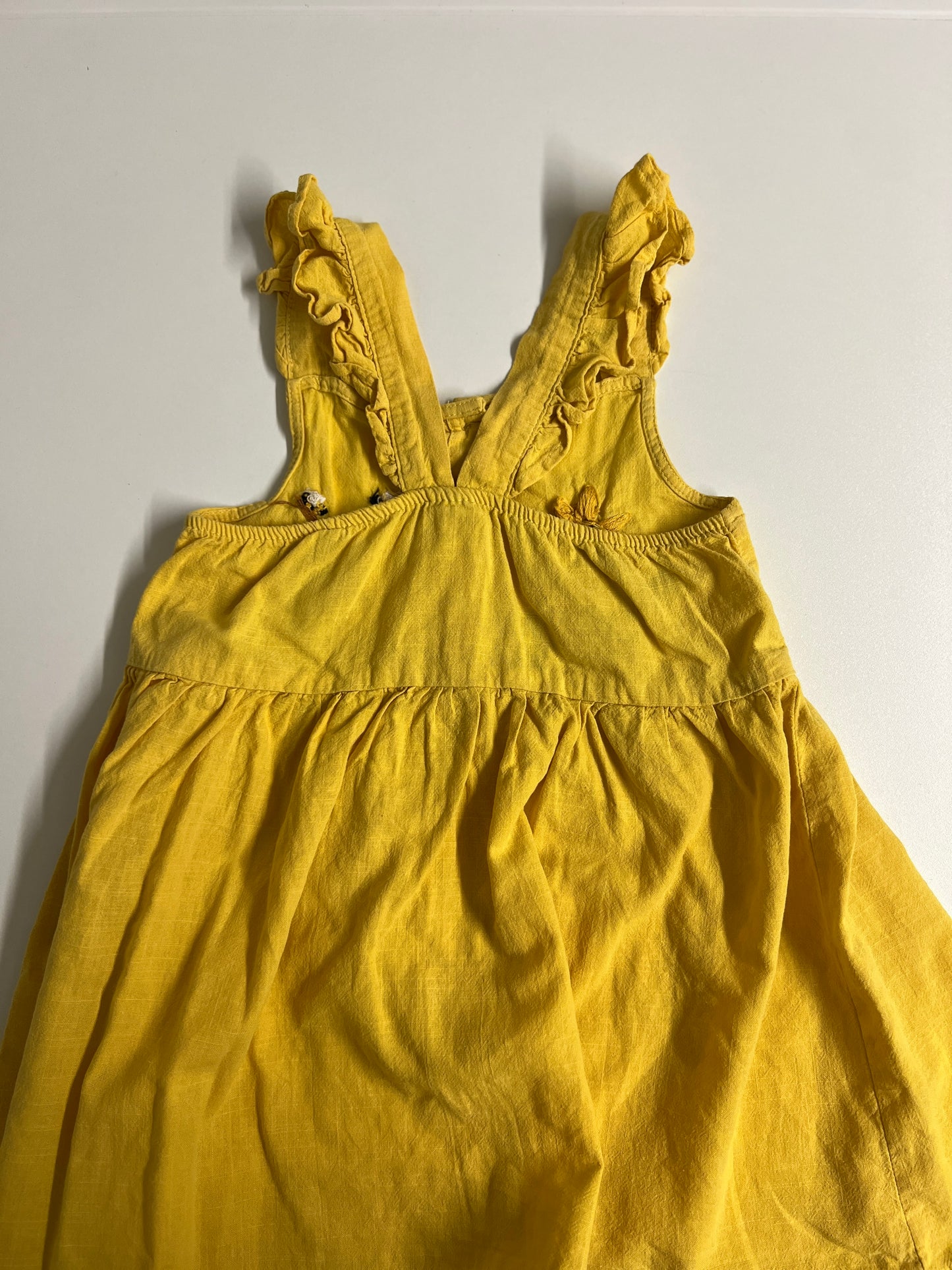 Sunny Whispers | Hand-Embroidered Cotton Dress | 2 years