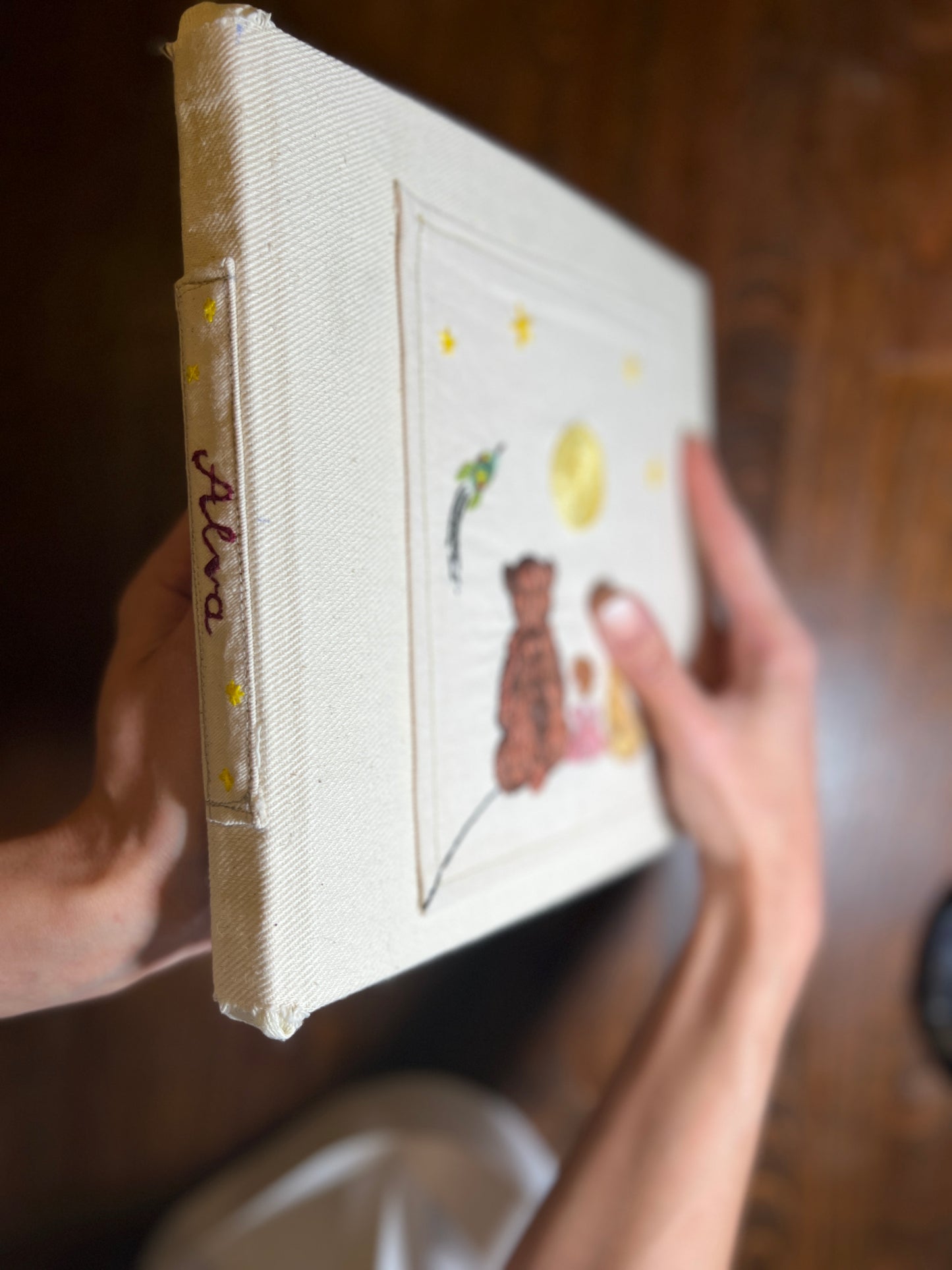 Rocket & Roots – Personalized Embroidered Keepsake Book | Mintkind Childhood Album Included