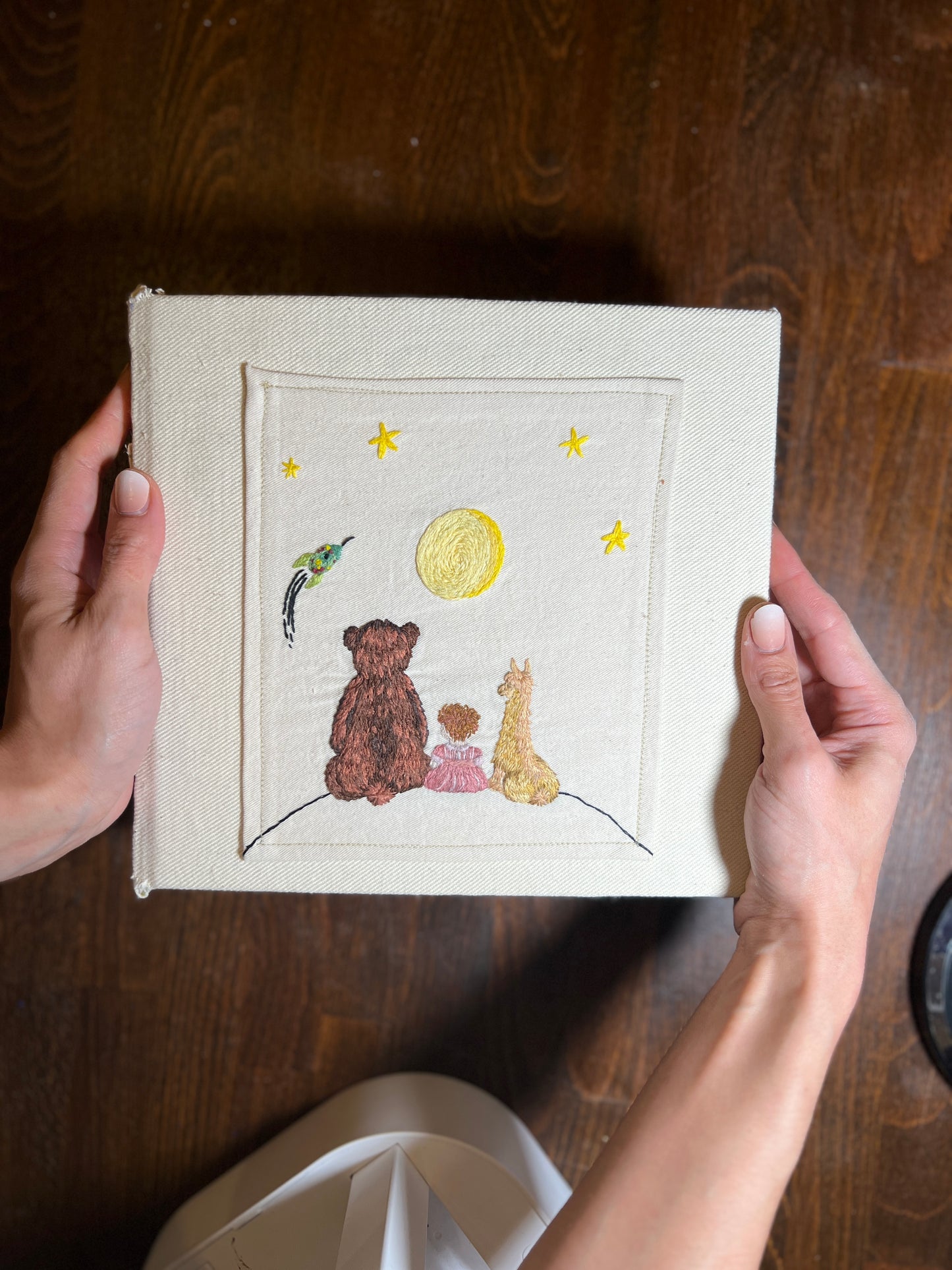 Rocket & Roots – Personalized Embroidered Keepsake Book | Mintkind Childhood Album Included