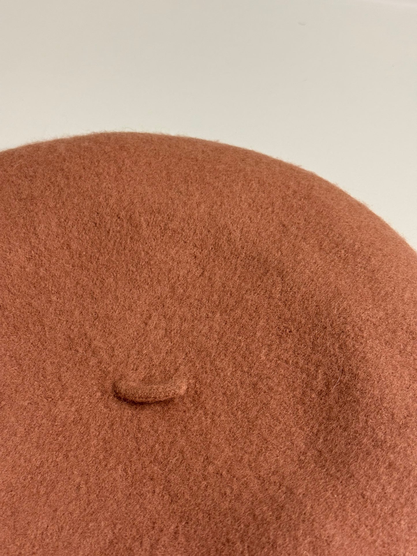 Hand-Embroidered Wool Beret — One of a Kind